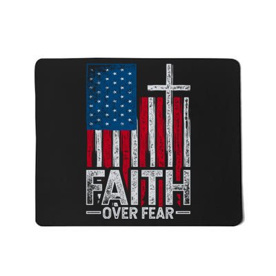 Holy Bible Verse Us Flag American Christian Gift Idea Prayer Mousepad