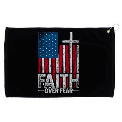 Holy Bible Verse Us Flag American Christian Gift Idea Prayer Grommeted Golf Towel