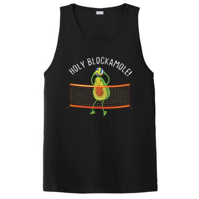 Holy Blockamole Volleyball Cute Funny PosiCharge Competitor Tank