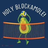 Holy Blockamole Volleyball Cute Funny T-Shirt