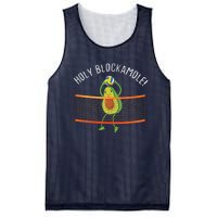 Holy Blockamole Volleyball Cute Funny Mesh Reversible Basketball Jersey Tank