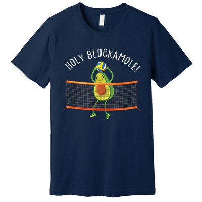 Holy Blockamole Volleyball Cute Funny Premium T-Shirt