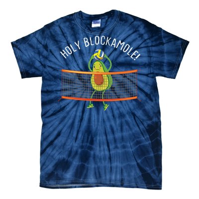 Holy Blockamole Volleyball Cute Funny Tie-Dye T-Shirt