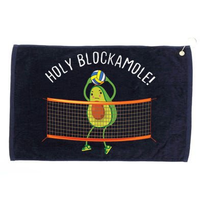 Holy Blockamole Volleyball Cute Funny Grommeted Golf Towel