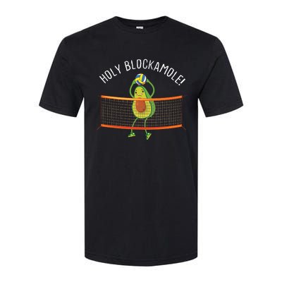 Holy Blockamole Volleyball Cute Funny Softstyle CVC T-Shirt