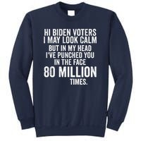 Hi Biden Voters I May Look Calm Sweatshirt