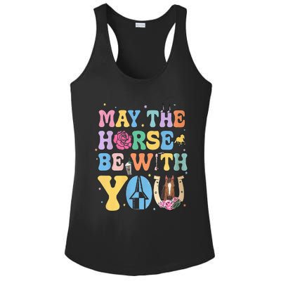 Horse Be With You Horse Lover Ladies PosiCharge Competitor Racerback Tank