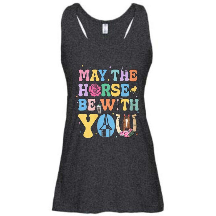 Horse Be With You Horse Lover Ladies Essential Flowy Tank