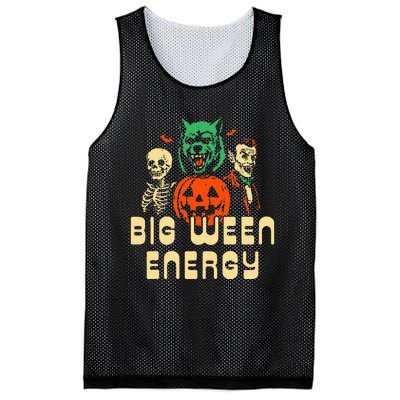 Halloween Big Ween Energy Mesh Reversible Basketball Jersey Tank