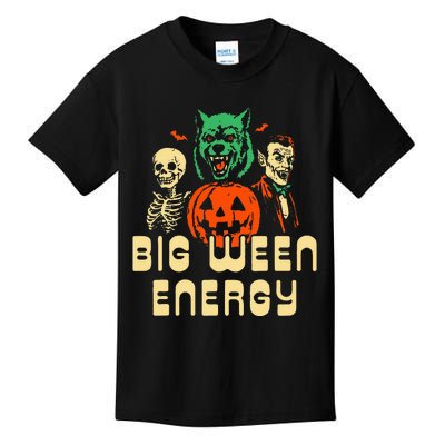 Halloween Big Ween Energy Kids T-Shirt