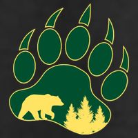 Hiking Bear Wear 7 Panel Mesh Trucker Snapback Hat