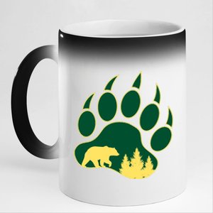 Hiking Bear Wear 11oz Black Color Changing Mug