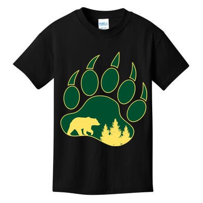 Hiking Bear Wear Kids T-Shirt