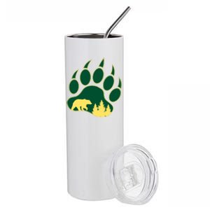 Hiking Bear Wear Stainless Steel Tumbler