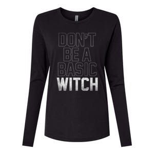 Halloween Basic Witch Gift Womens Cotton Relaxed Long Sleeve T-Shirt