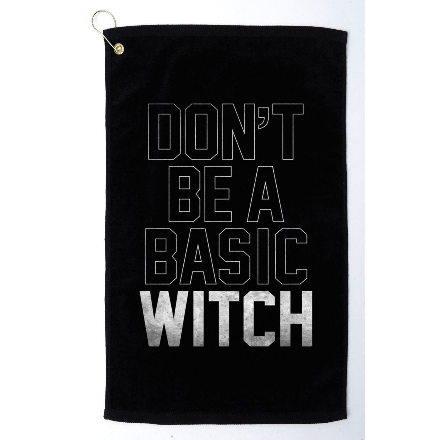 Halloween Basic Witch Gift Golf Towel