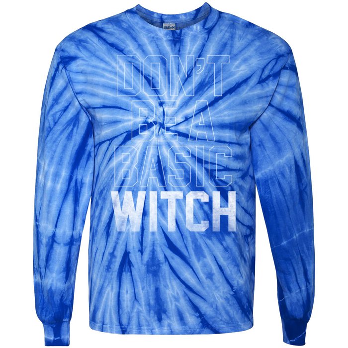 Halloween Basic Witch Gift Tie-Dye Long Sleeve Shirt