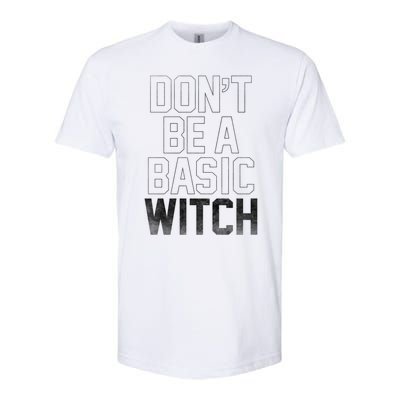 Halloween Basic Witch Gift Softstyle® CVC T-Shirt