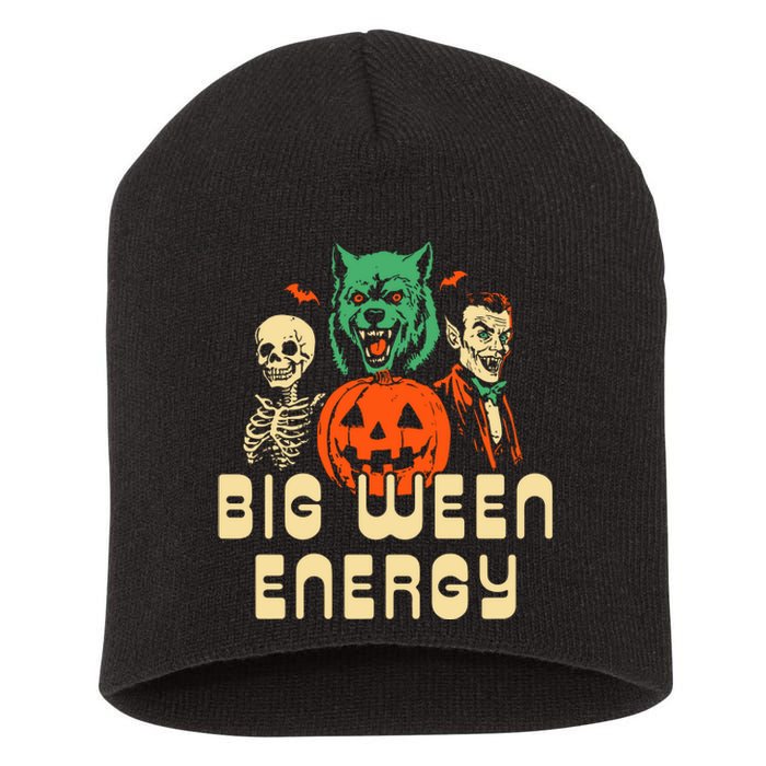 Halloween Big Ween Energy Short Acrylic Beanie