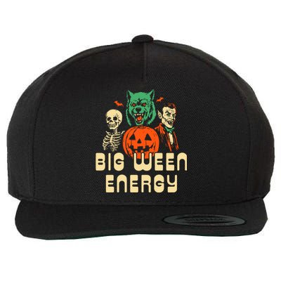 Halloween Big Ween Energy Wool Snapback Cap