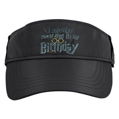 Harry Birthday Wizard, I Solemnly Swear Its My Birthday Adult Drive Performance Visor