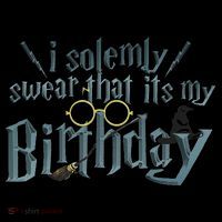 Harry Birthday Wizard, I Solemnly Swear Its My Birthday Flatbill Hat