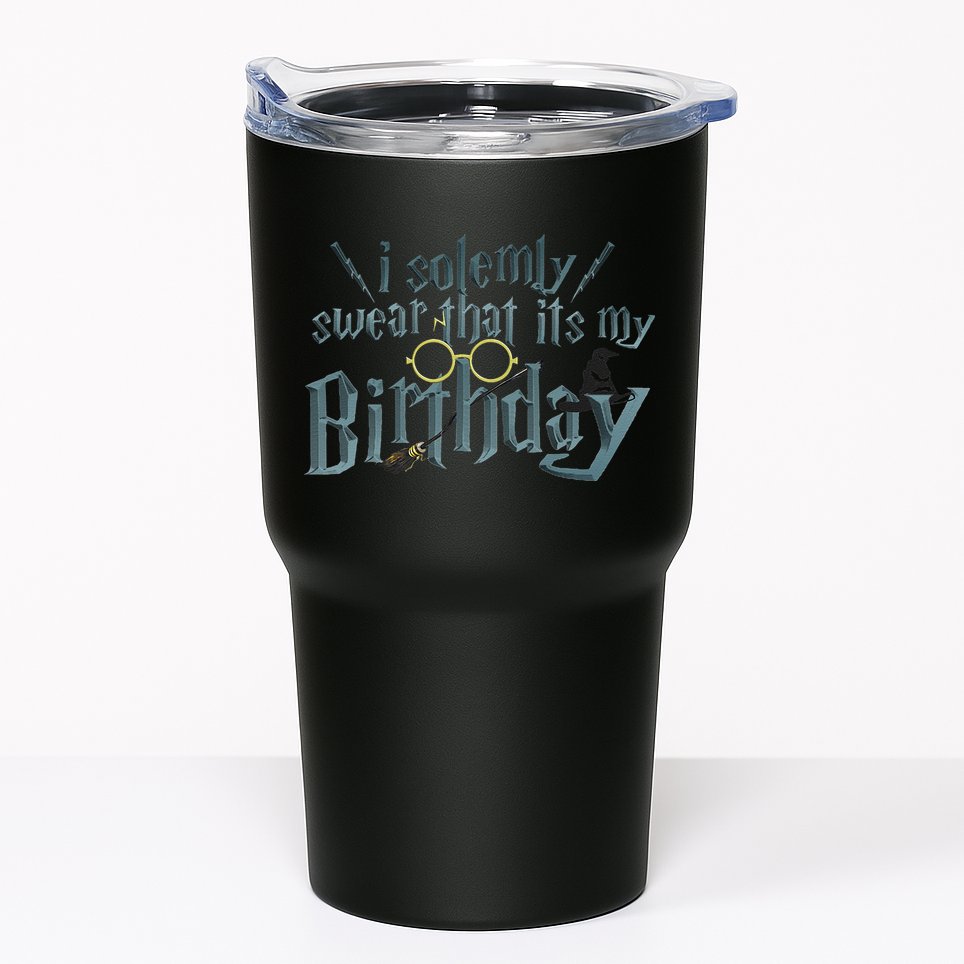 Harry Birthday Wizard, I Solemnly Swear Its My Birthday Tumbler