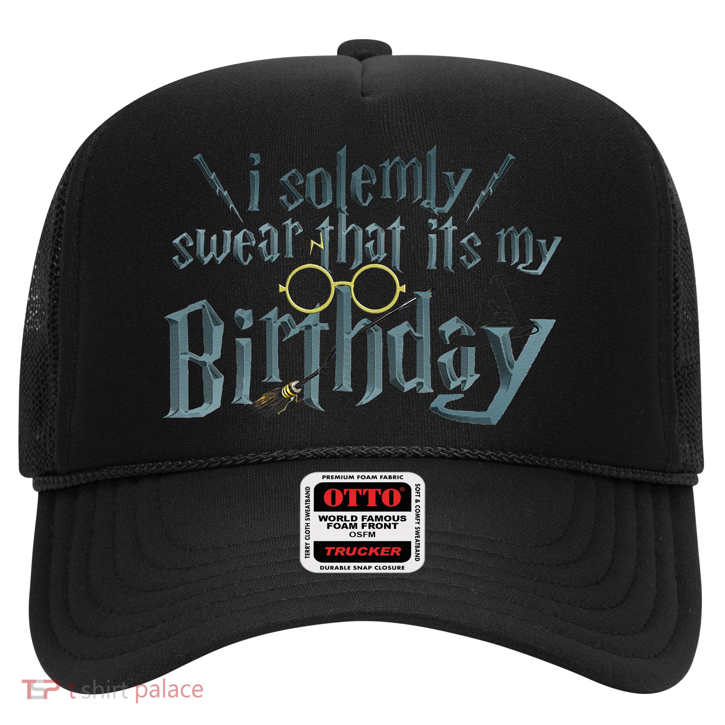 Harry Birthday Wizard, I Solemnly Swear Its My Birthday Trucker Hat