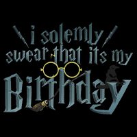 Harry Birthday Wizard, I Solemnly Swear Its My Birthday Women's V-Neck T-Shirt