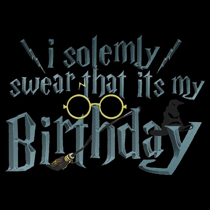 Harry Birthday Wizard, I Solemnly Swear Its My Birthday Women's V-Neck T-Shirt