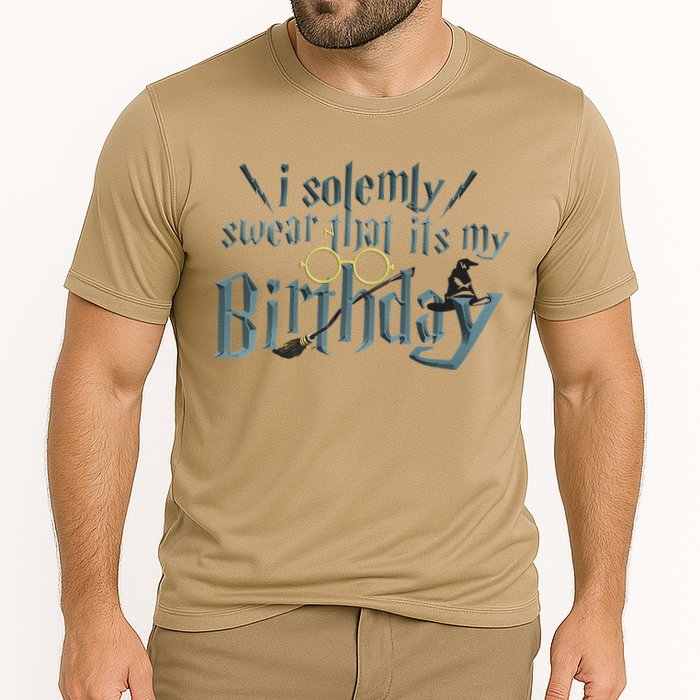 Harry Birthday Wizard, I Solemnly Swear Its My Birthday Cooling Performance Crew T-Shirt