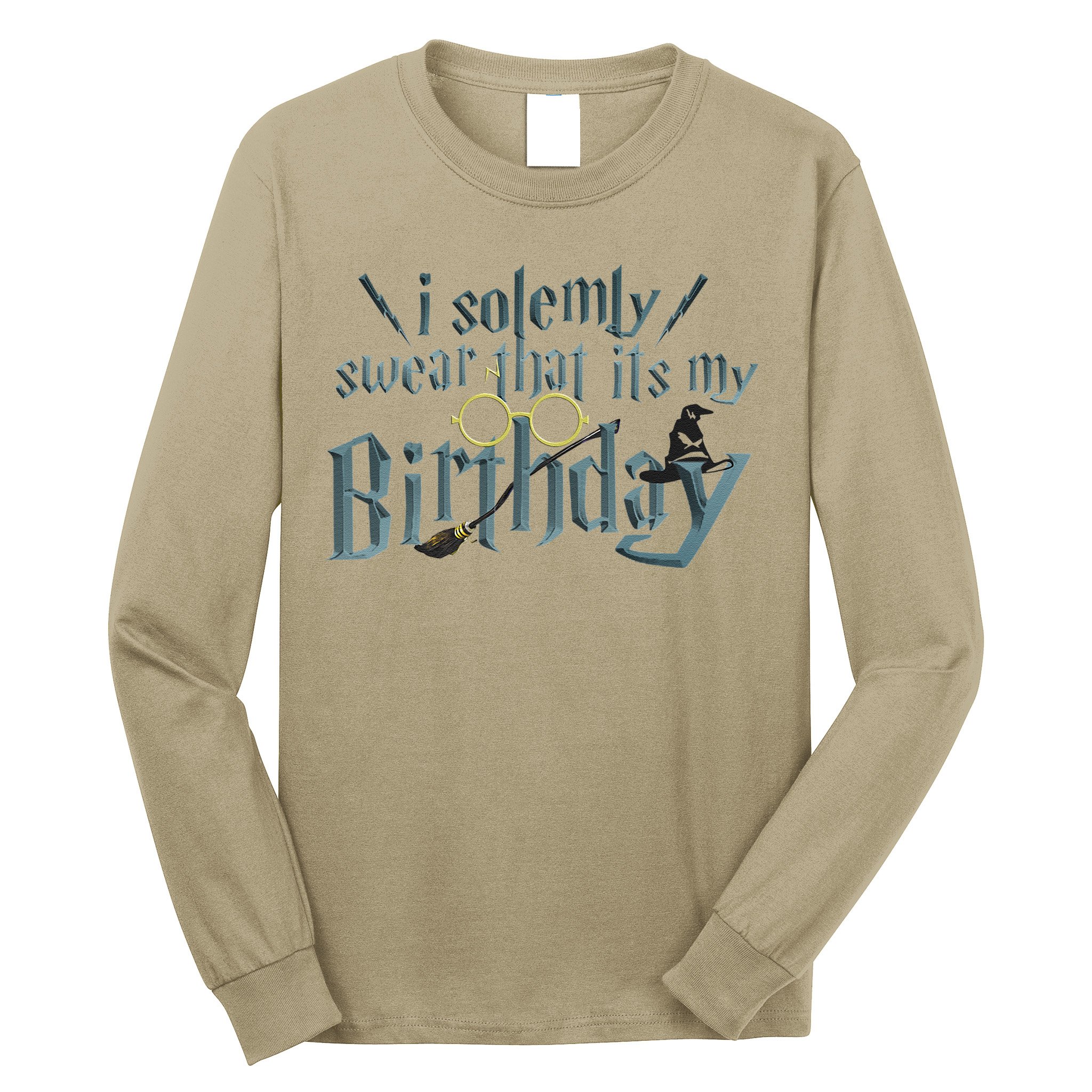 Harry Birthday Wizard, I Solemnly Swear Its My Birthday Long Sleeve Shirt
