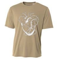 Heart Barbed Wire Hard Rock Cool Popular Punk Cooling Performance Crew T-Shirt