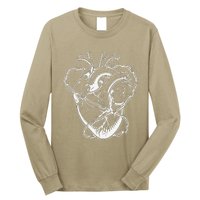 Heart Barbed Wire Hard Rock Cool Popular Punk Long Sleeve Shirt