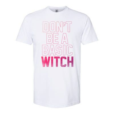 Halloween Basic Witch Funny Gift Softstyle® CVC T-Shirt