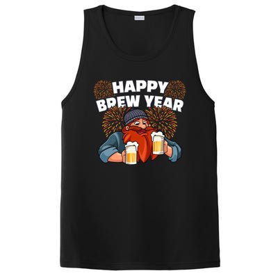 Happy Brew Year New Year's Eve Beer Ing Gift PosiCharge Competitor Tank