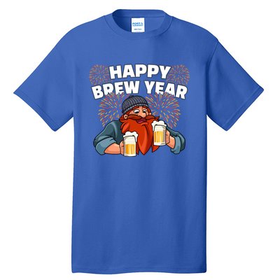 Happy Brew Year New Year's Eve Beer Ing Gift Tall T-Shirt