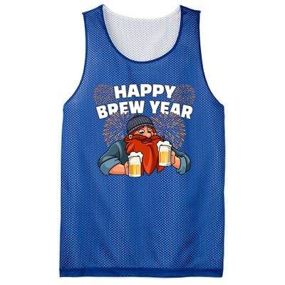 Happy Brew Year New Year's Eve Beer Ing Gift Mesh Reversible Basketball Jersey Tank