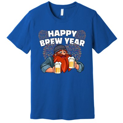 Happy Brew Year New Year's Eve Beer Ing Gift Premium T-Shirt