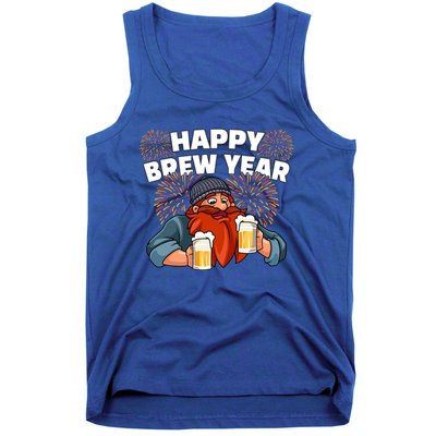 Happy Brew Year New Year's Eve Beer Ing Gift Tank Top