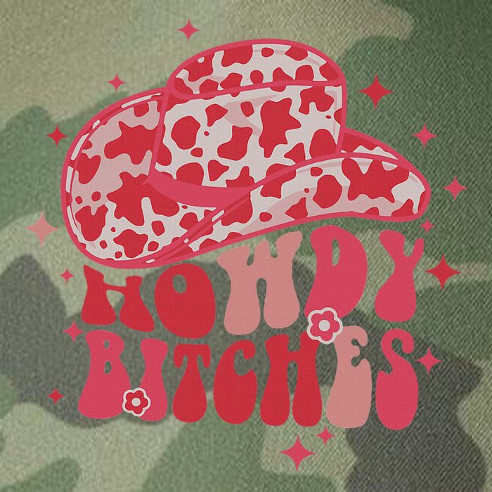 Howdy Bitches Yeehaw Bitches Legacy Tie Dye Trucker Hat