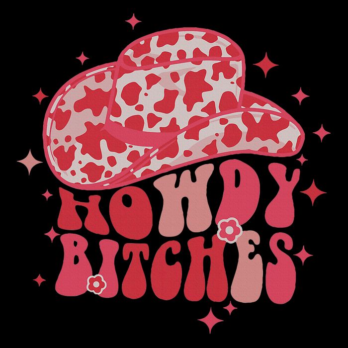 Howdy Bitches Yeehaw Bitches Wool Snapback Cap