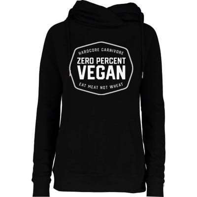 Hardcore Carnivore 0 Vegan Bbq Womens Funnel Neck Pullover Hood