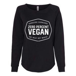 Hardcore Carnivore 0 Vegan Bbq Womens California Wash Sweatshirt