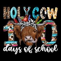 Holy Cow 100 Days Of School Funny Backpack