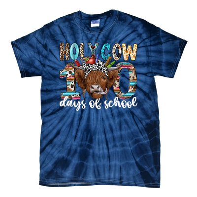 Holy Cow 100 Days Of School Funny Tie-Dye T-Shirt