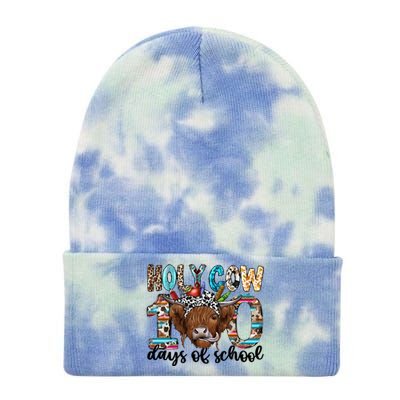 Holy Cow 100 Days Of School Funny Tie Dye 12in Knit Beanie