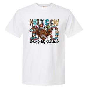 Holy Cow 100 Days Of School Funny Garment-Dyed Heavyweight T-Shirt