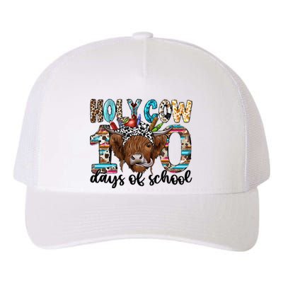 Holy Cow 100 Days Of School Funny Yupoong Adult 5-Panel Trucker Hat