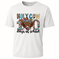 Holy Cow 100 Days Of School Funny Cooling Performance Crew T-Shirt